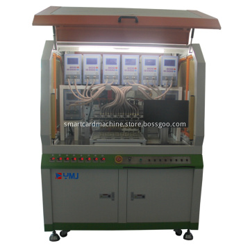Eight Heads Smart Card Welding Production Equipment